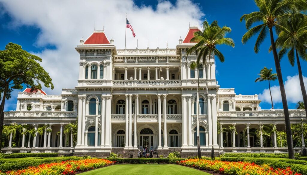 Iolani Palace Exterior